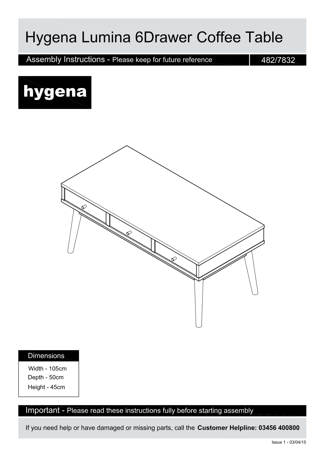 Hygena CM-C85L22 Instruction manual