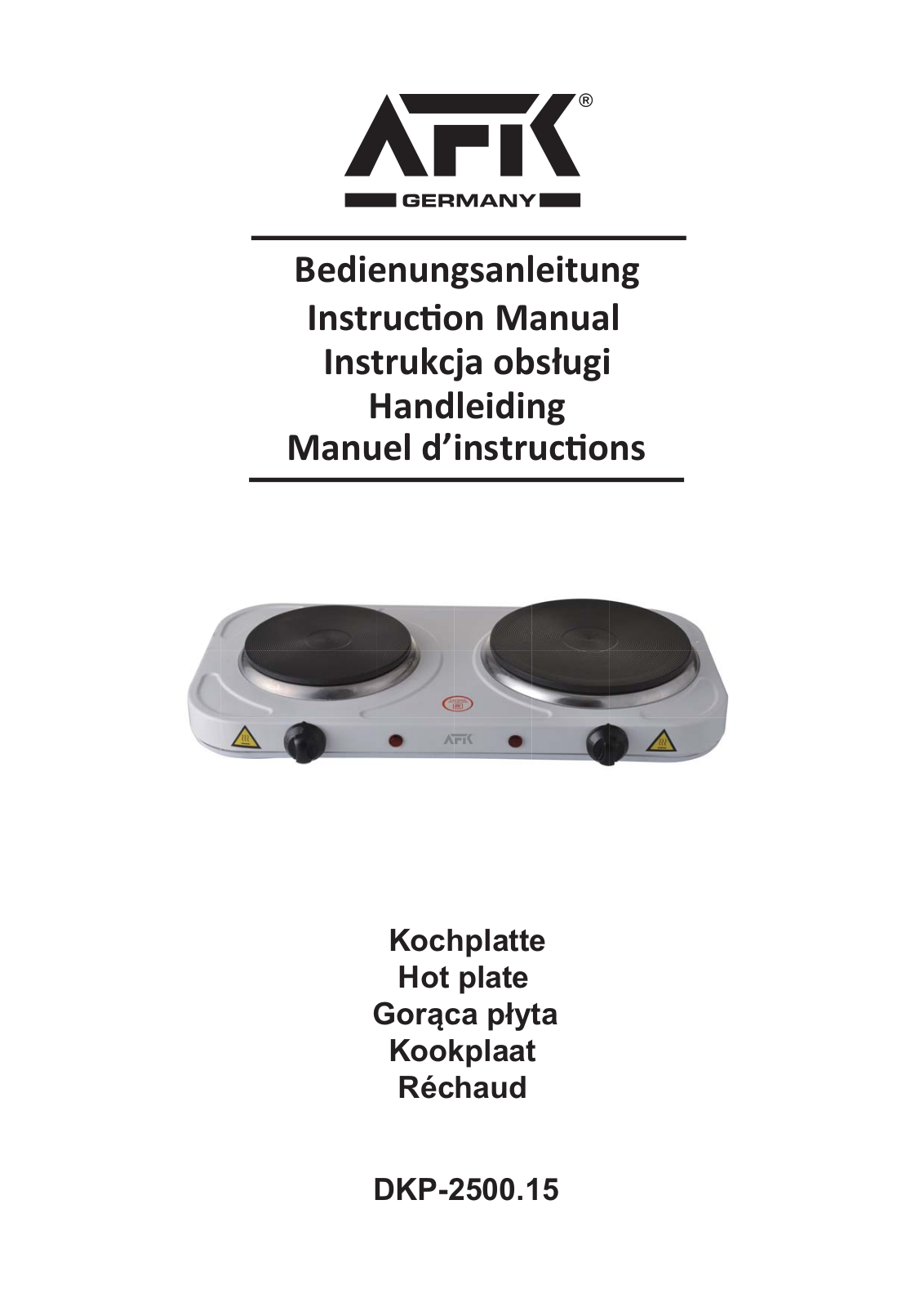 AFK DKP-2500E.3, DKP-2500E.5 User Manual