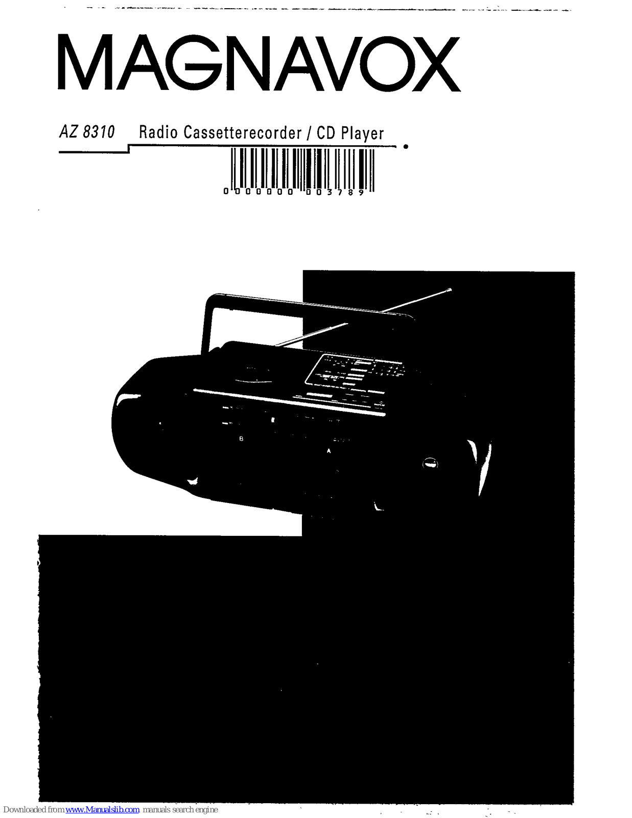 Magnavox AZ 8310 Operating Instructions Manual