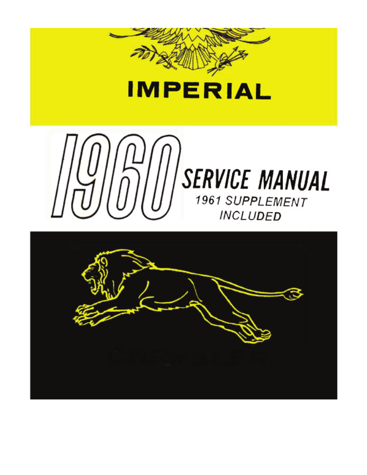 Chrysler Saratoga 1960-1961, New Yorker 1960-1961, Le Baron 1960-1961 User Manual