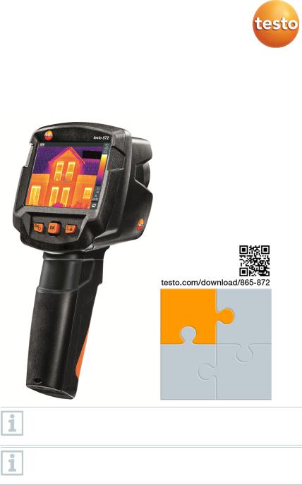 testo 865, 868, 871, 872 User guide