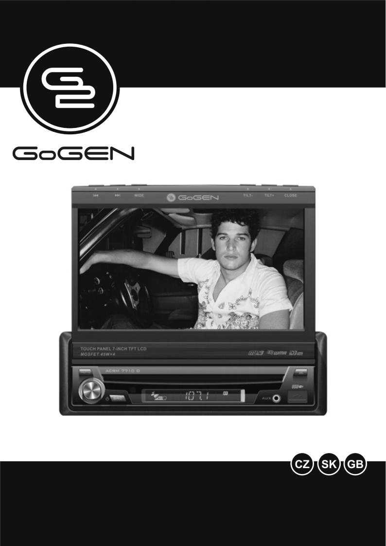 GoGEN ACRM7710D User Manual