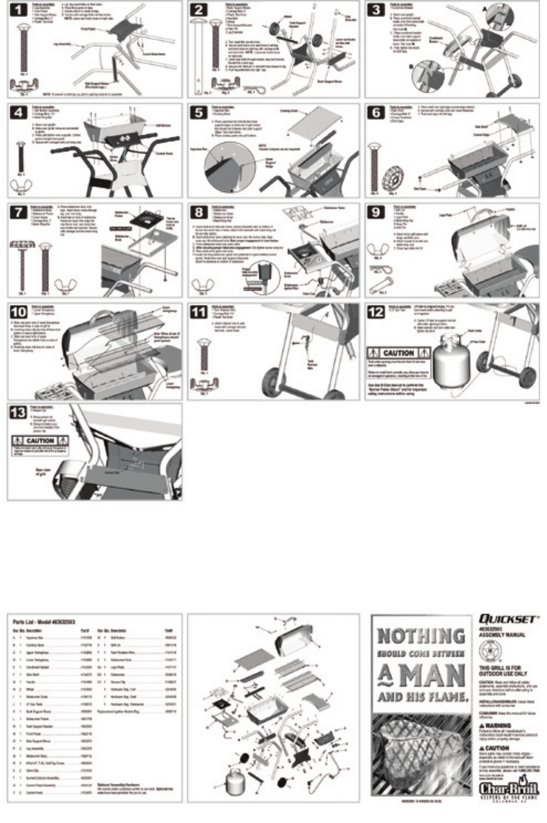 Charbroil 463632503 Owner's Manual