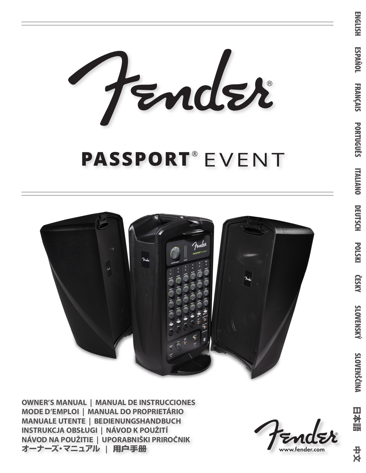 Fender PASSPORT EVENT User manual