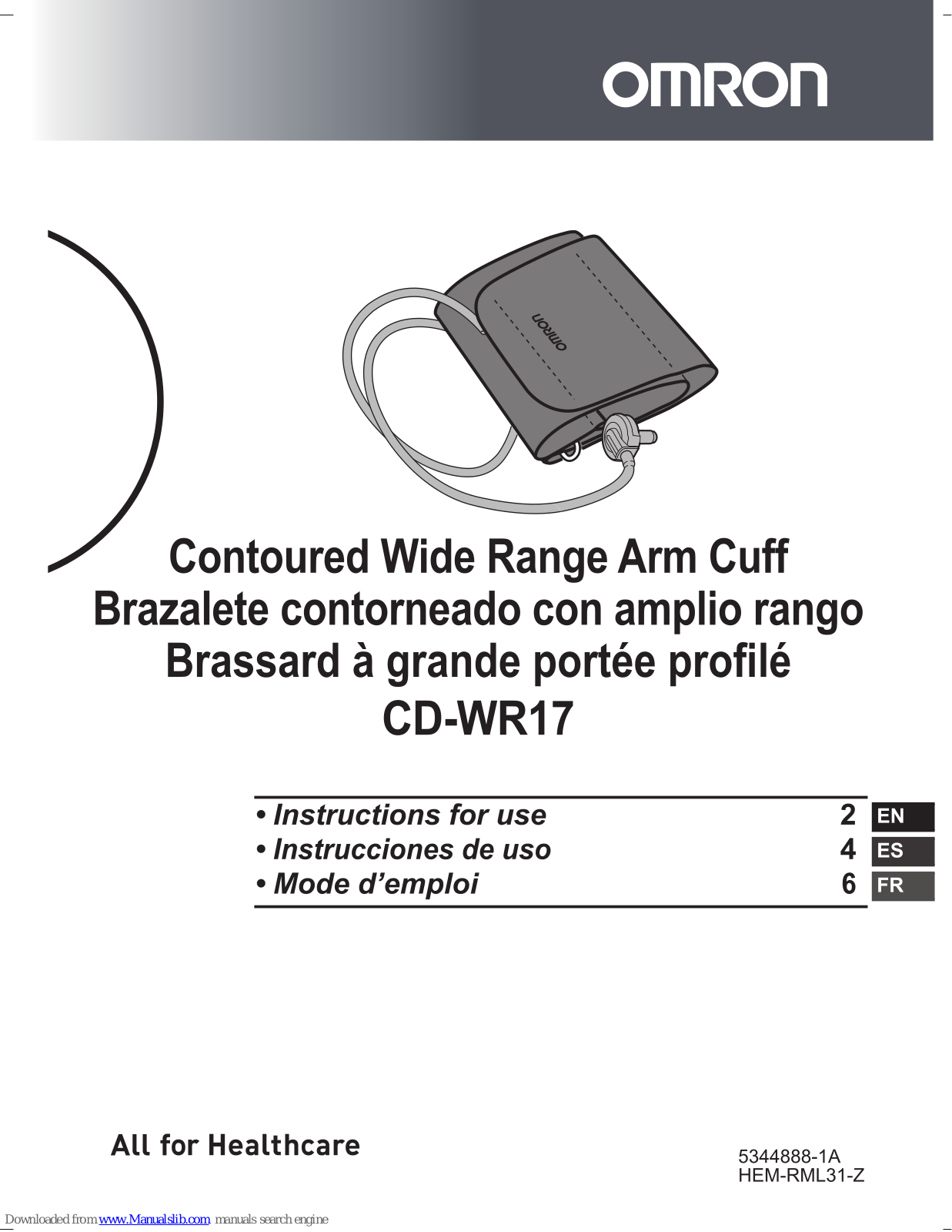 Omron CD-WR17 Instruction Manual