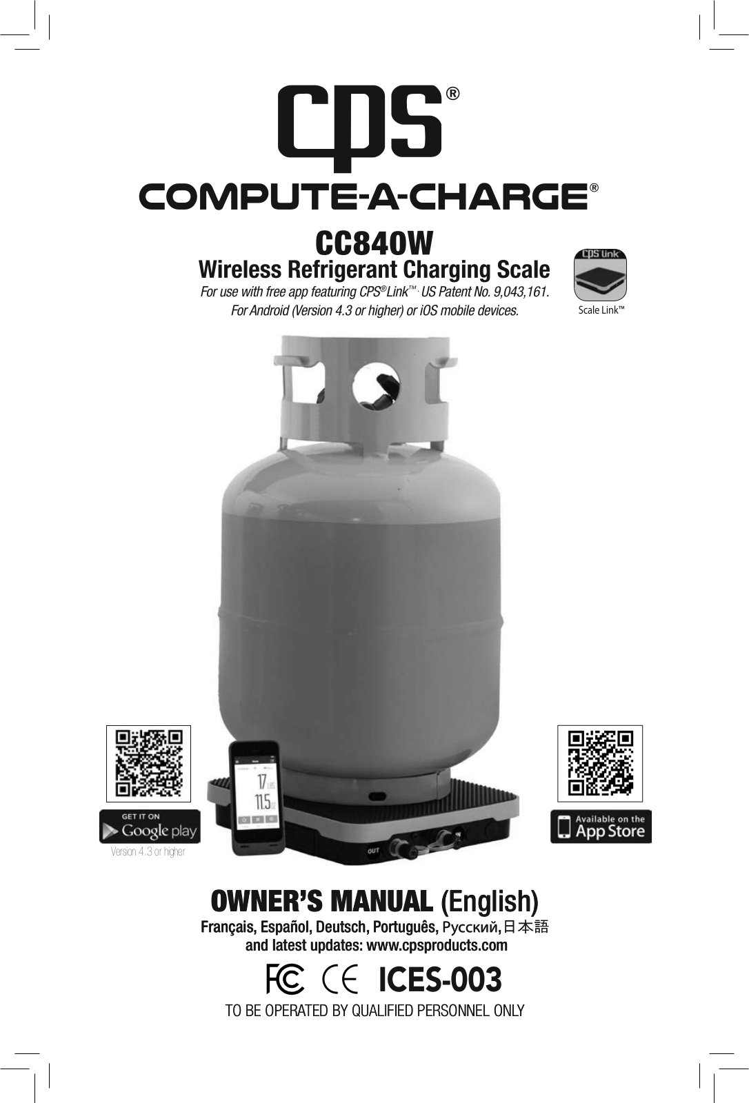 CPS Products CC840W User Manual