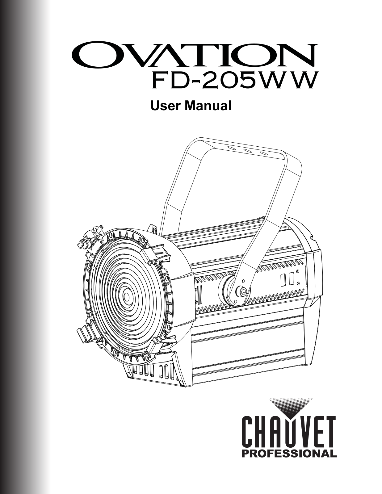 Chauvet Pro Ovation FD-205WW Users Manual