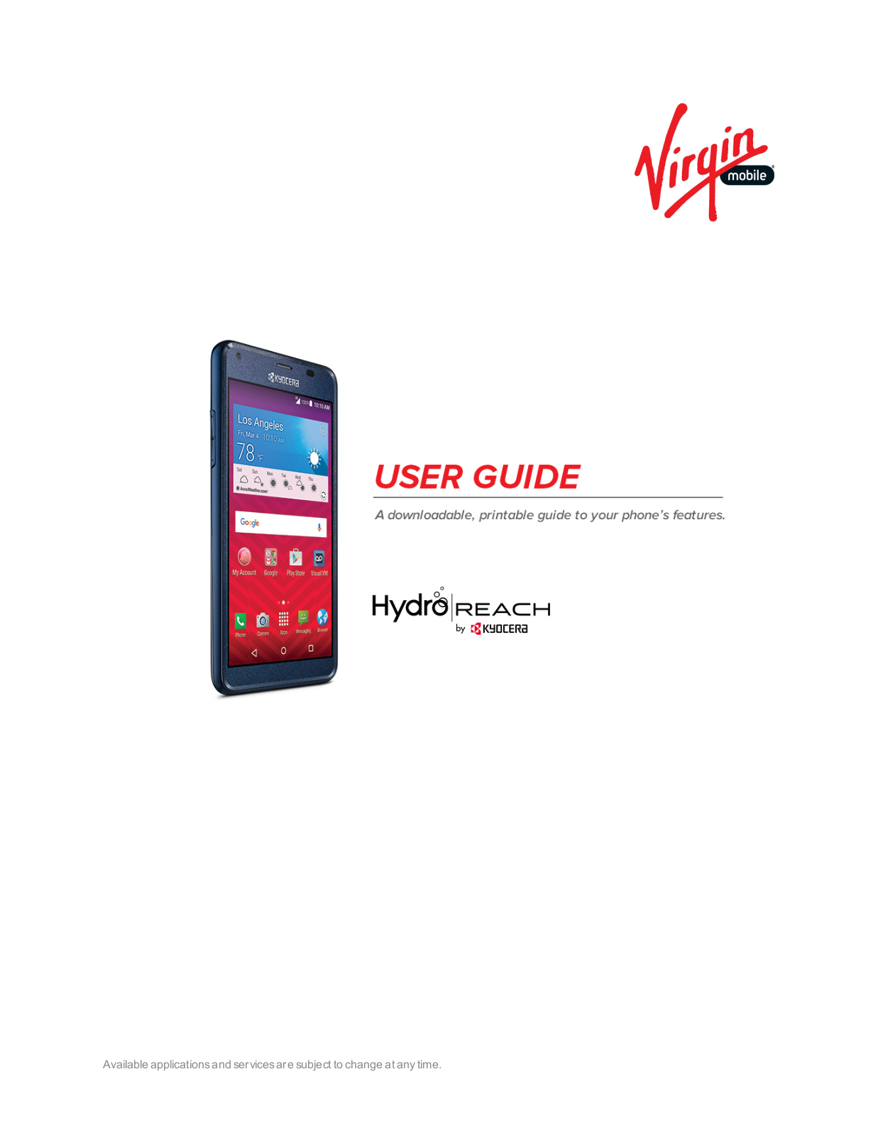 Kyocera Hydro Reach User Guide