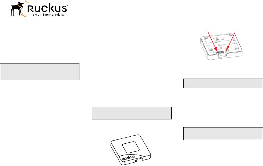 Ruckus Wireless R600 User Manual