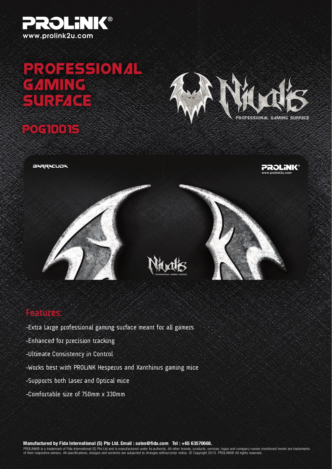 PROLiNK NIVALIS User Manual