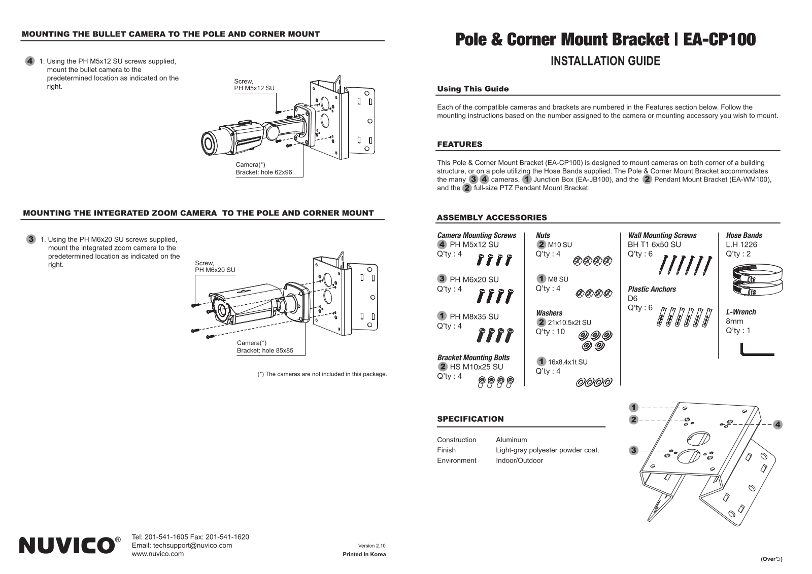 Nuvico EA-CP100 User Manual