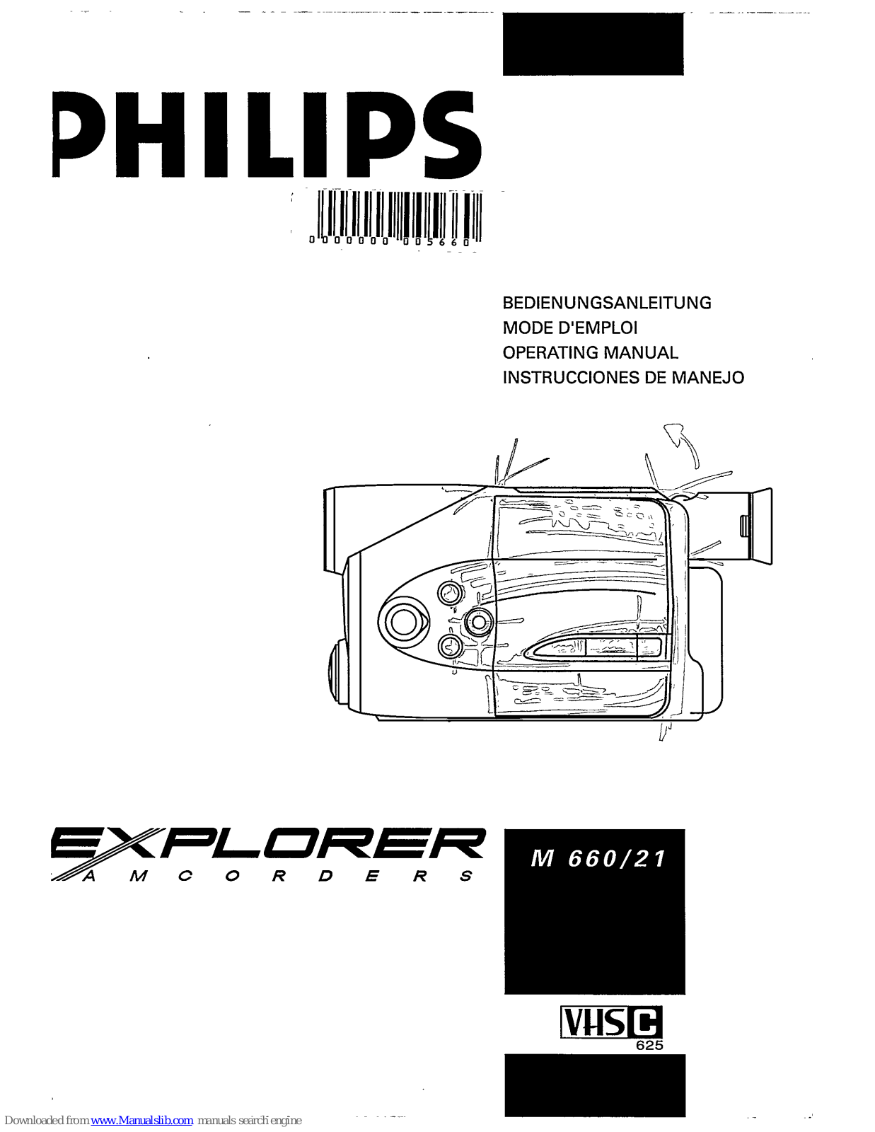 Philips Explorer M 660/21 Operating Manual