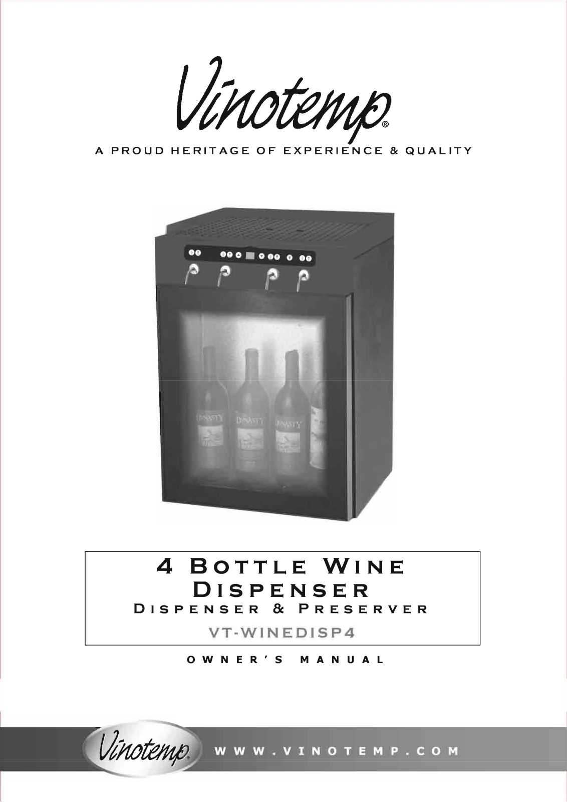 Vinotemp VT-WINEDISP4 User Manual