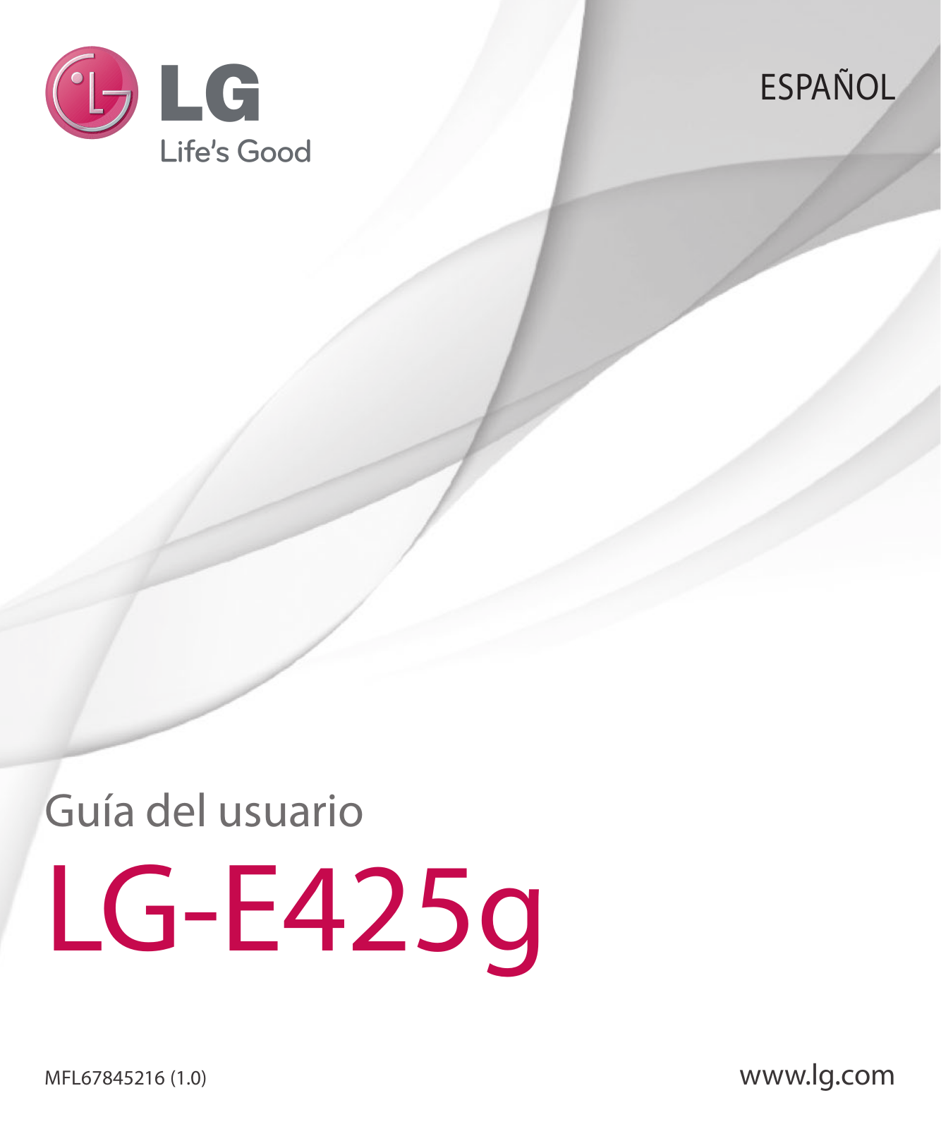 LG LGE425G Owner's manual