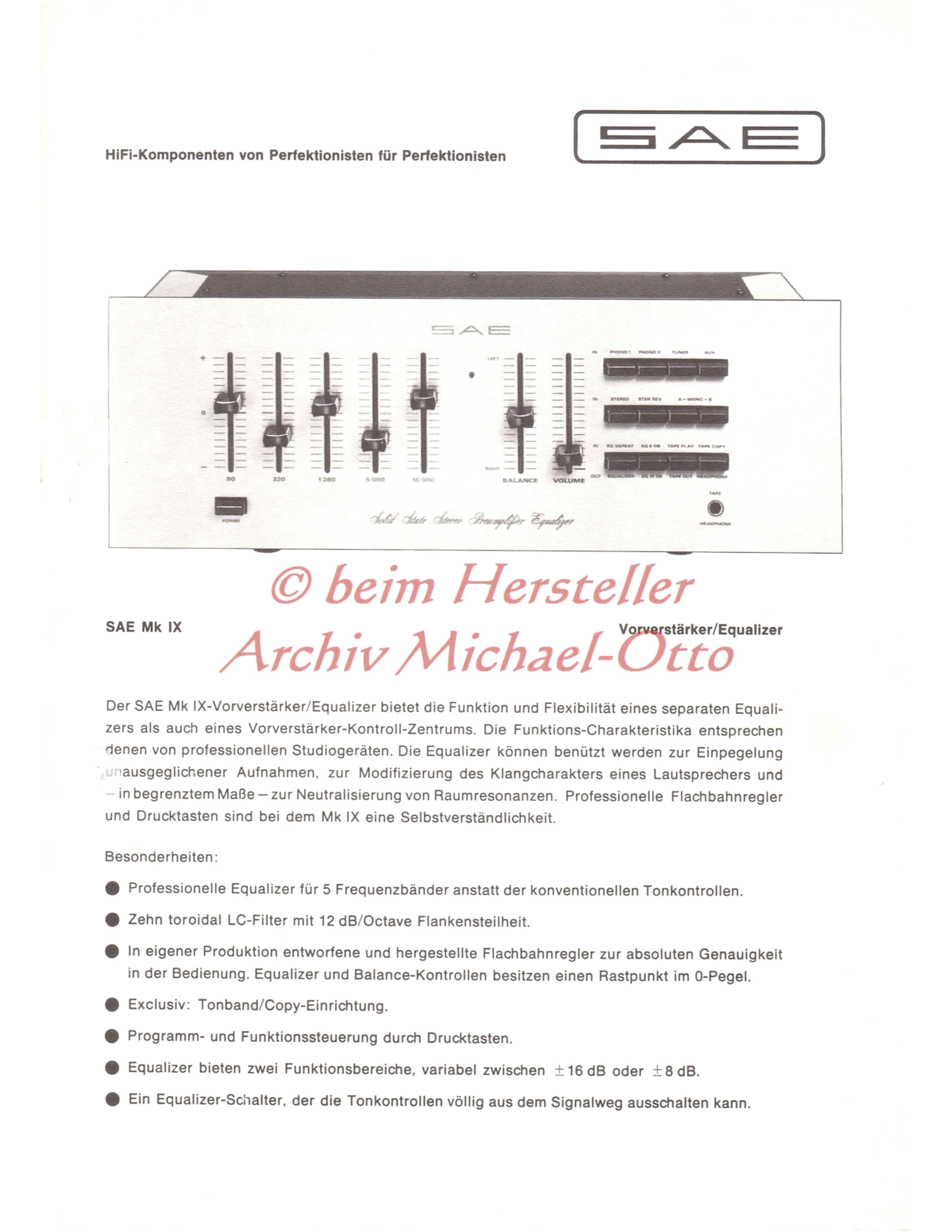SAE Mk IX datasheet - ManualMachine.com