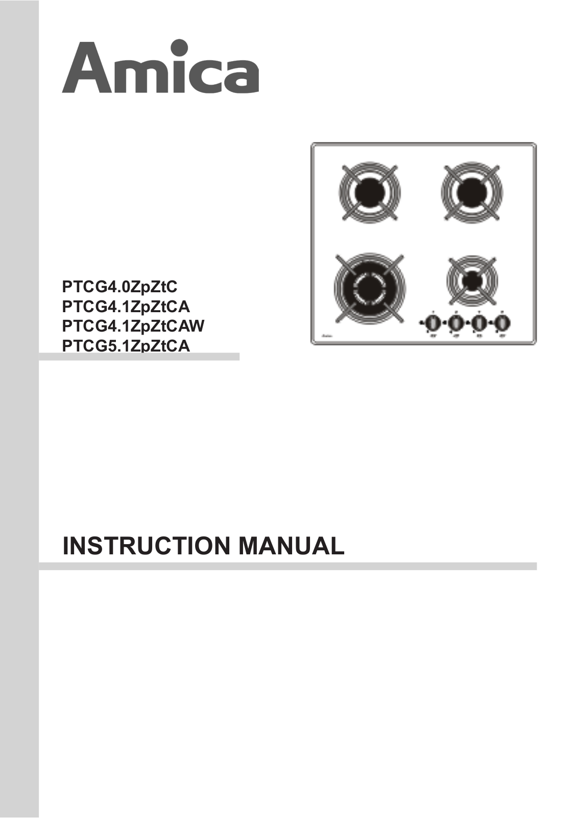 AMICA PGCZ6411W EN User Manual