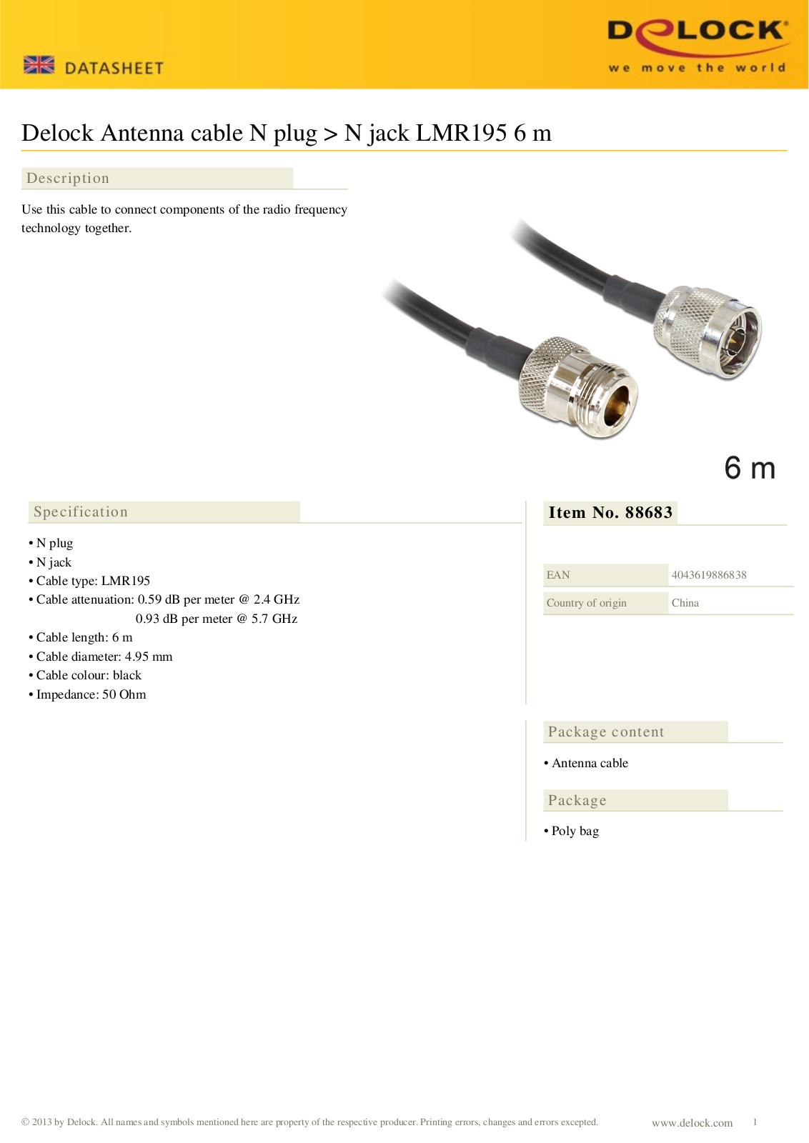 DeLOCK 88683 User Manual