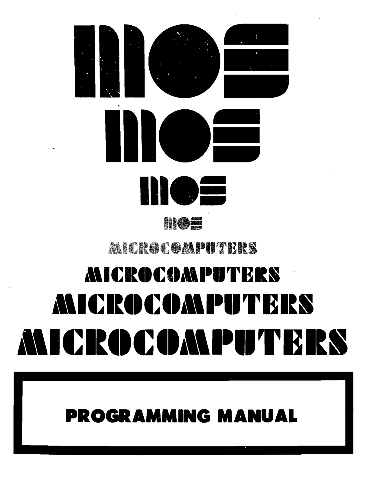 MOS MCS6502 Programming Manual