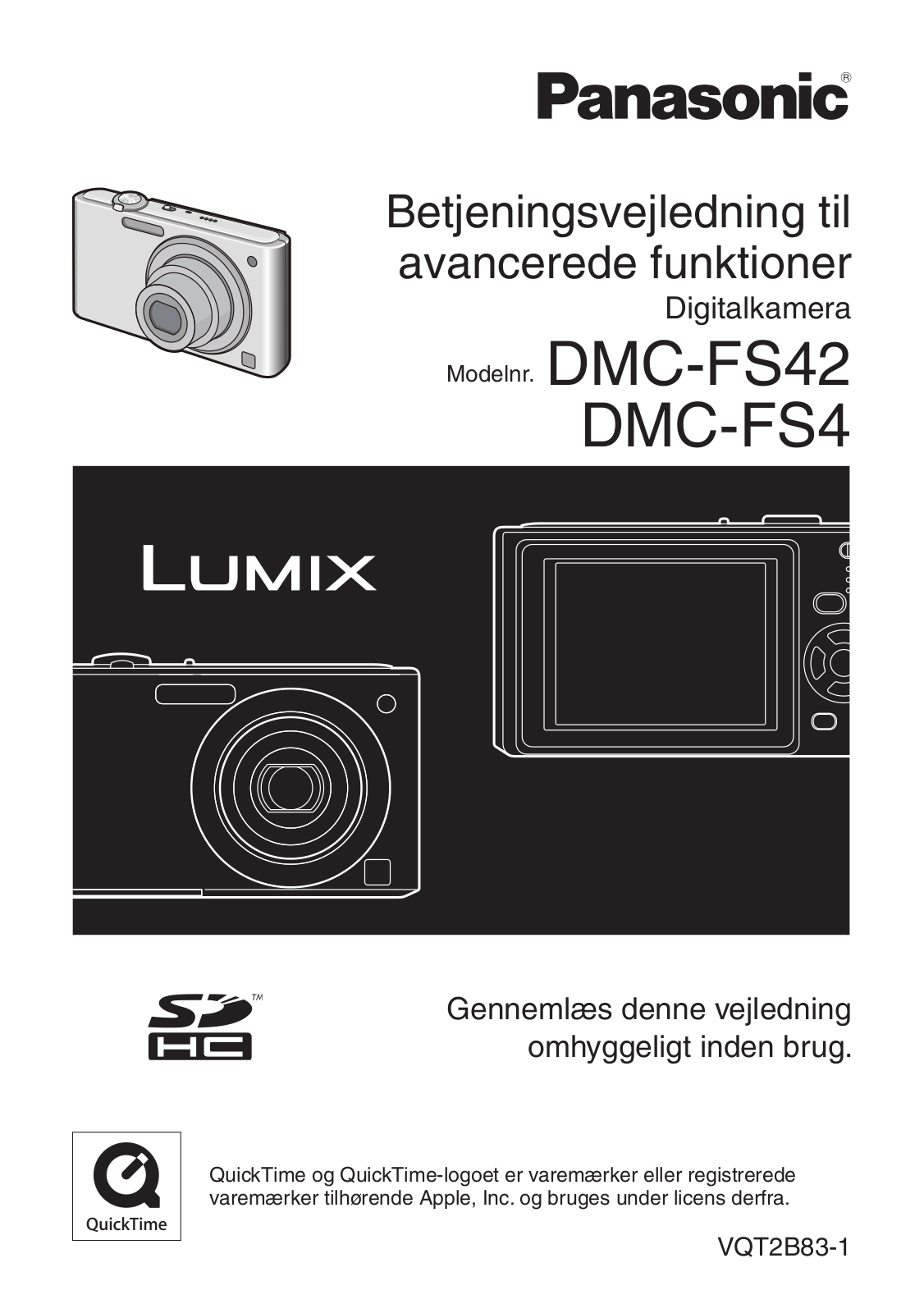 PANASONIC DMCFS42, DMCFS4 User Manual