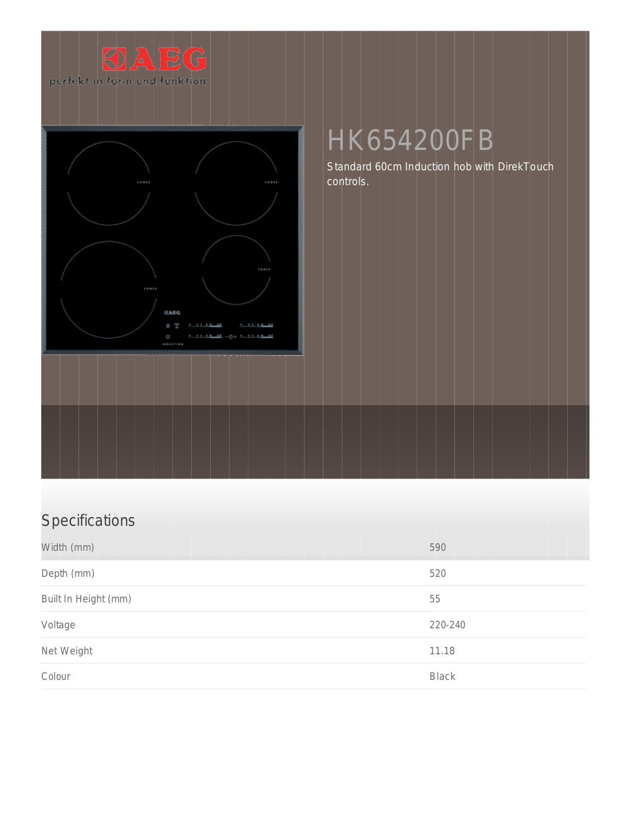 AEG HK764403XB User Manual