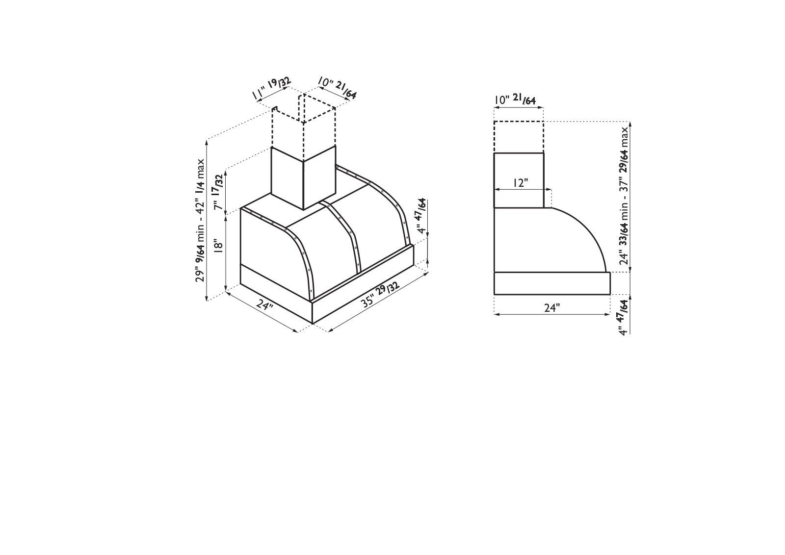 Superiore HD361BTCB Dimension Guide - ManualMachine.com