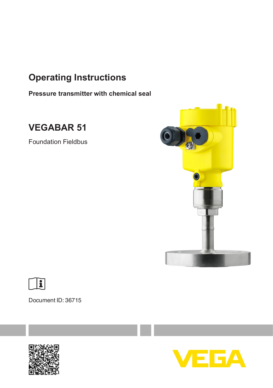 VEGA BAR51 User Manual