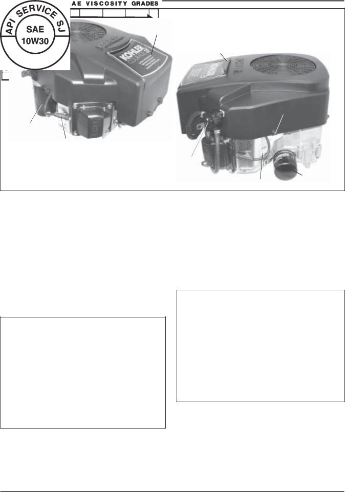 Kohler SV720, SV740, SV710, SV715, SV735 User Manual