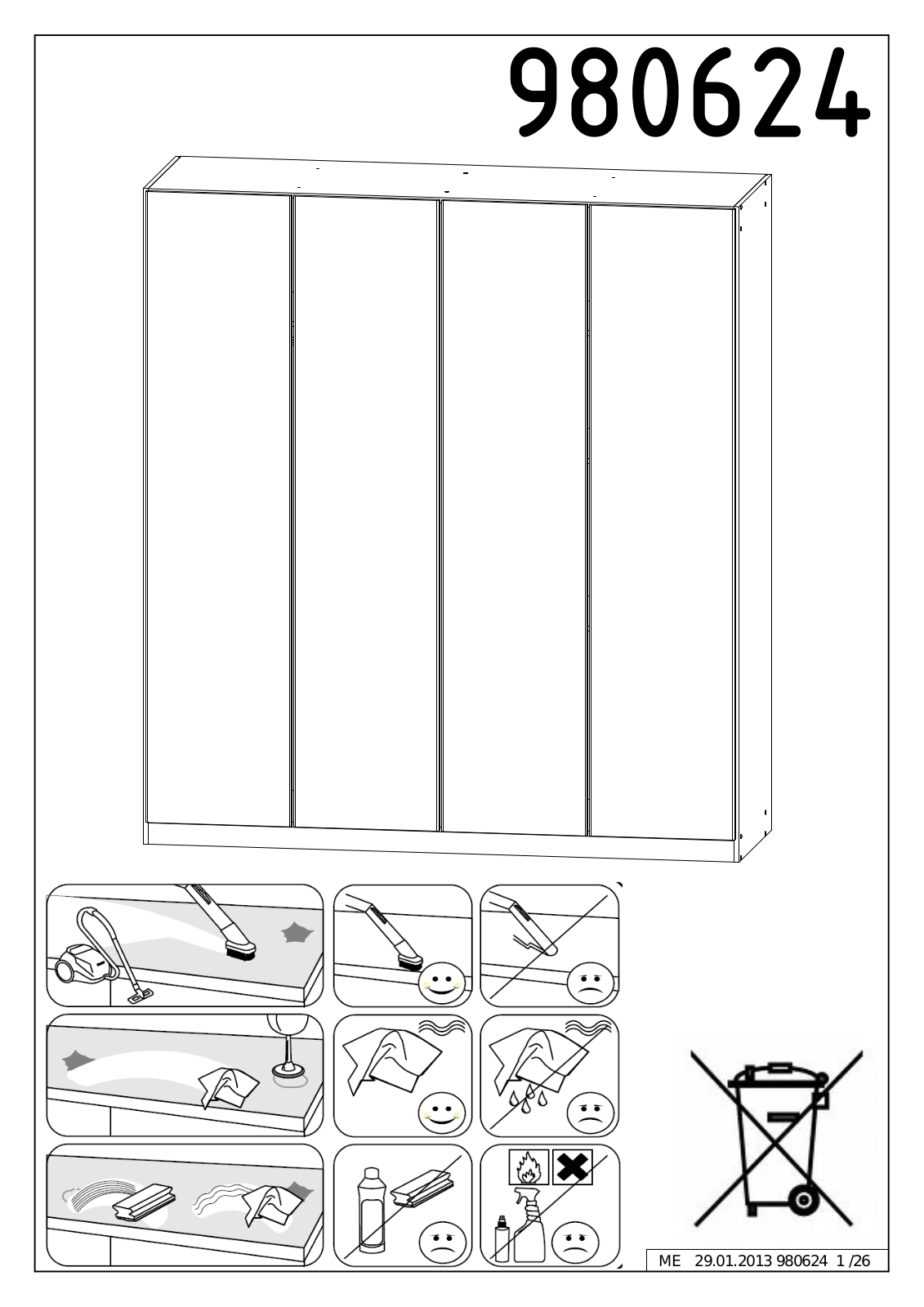 Wimex 980624 Assembly instructions