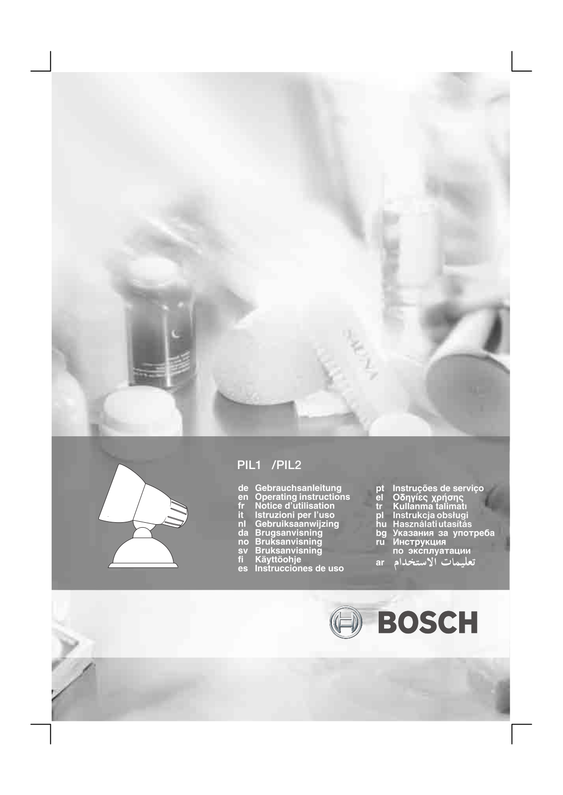 Bosch PIL1000, PIL2200 Manual