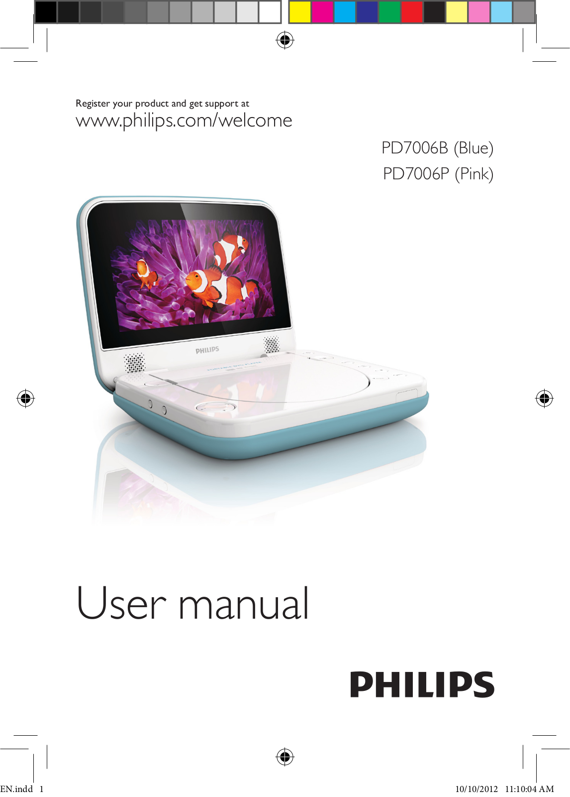 Philips PD7006B, PD7006P User manual