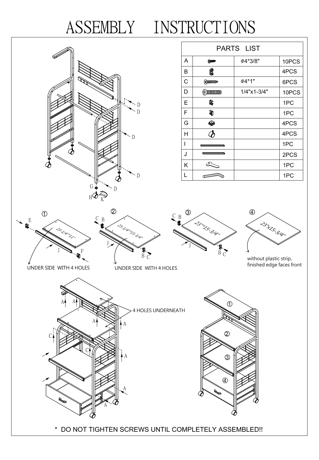 Mint Pantry W007239140 Installation & Assembly - ManualMachine.com