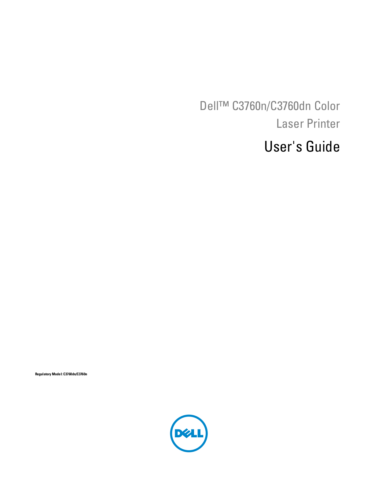 Dell C3760dn User Manual