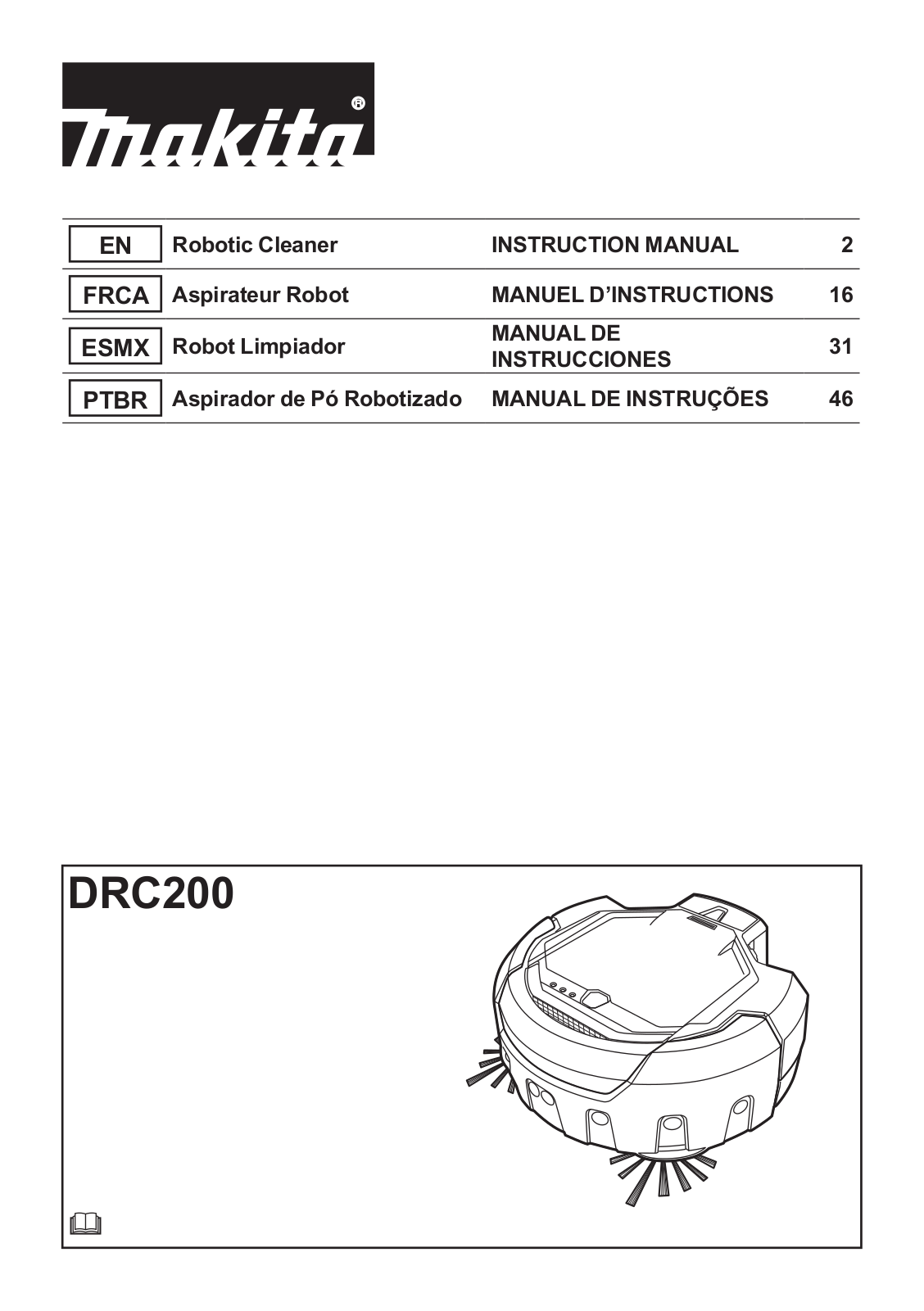 Makita DRC200PT User Manual