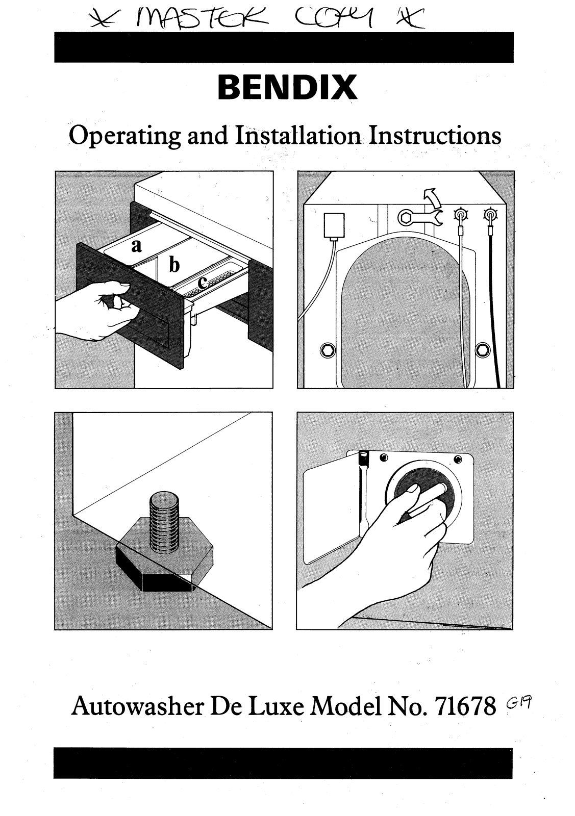 TRICITY BENDIX 71678 User Manual