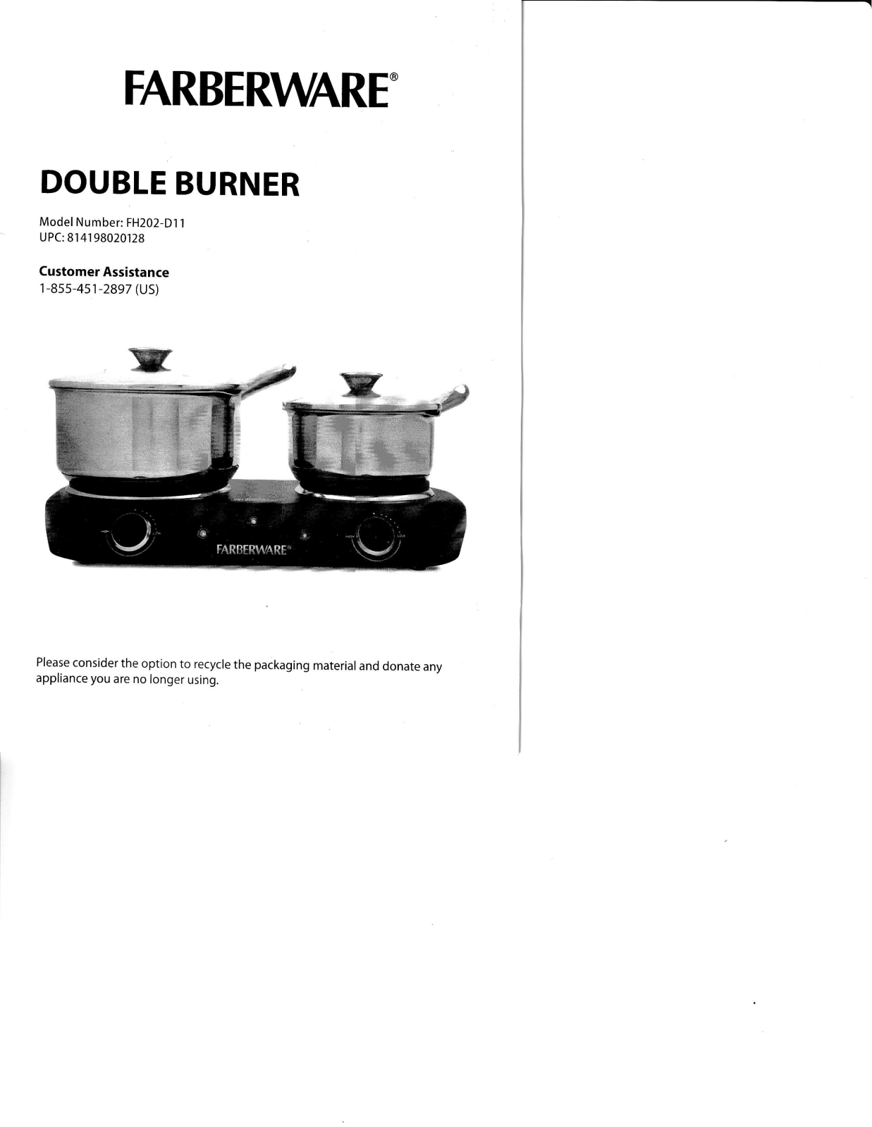 Farberware FH202-D11 User Manual - ManualMachine.com