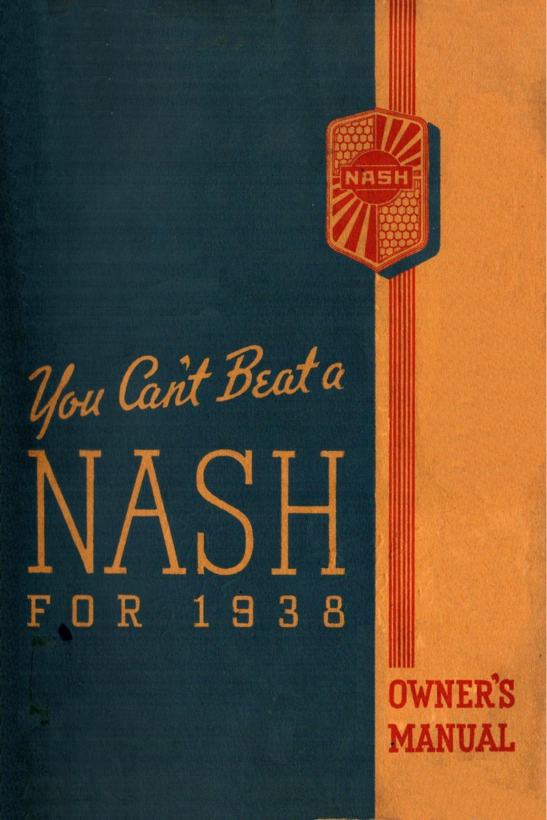 Nash 3880, 3820, 3810 Operating Instructions