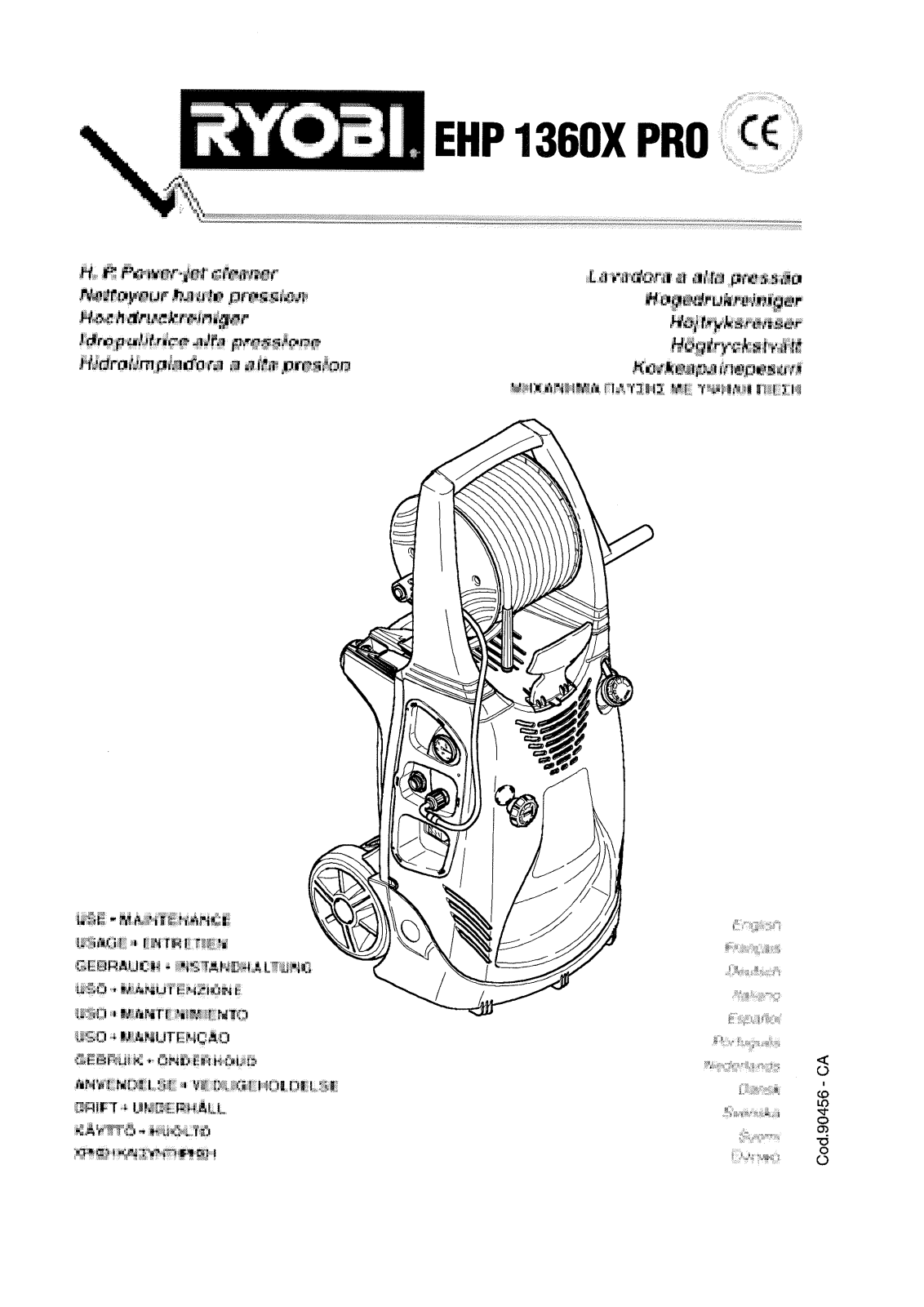 Ryobi EHP 1360X PRO User Manual