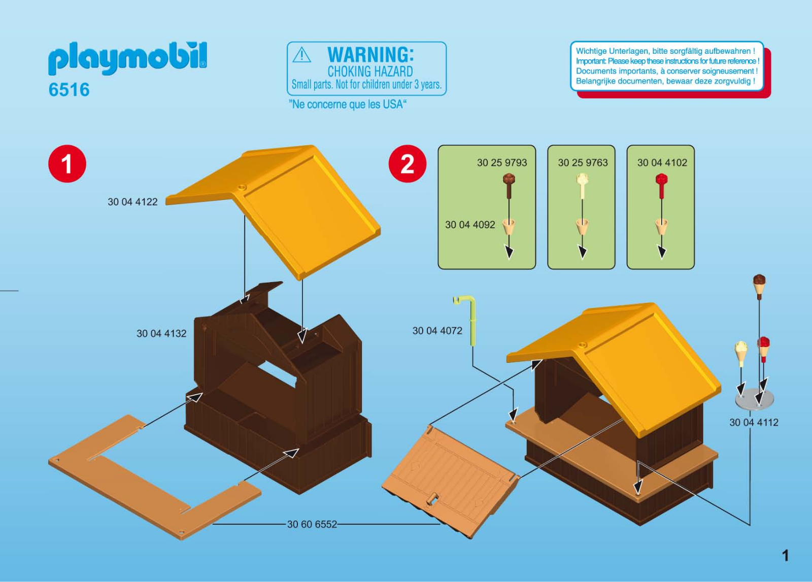 Playmobil 6516 Instructions