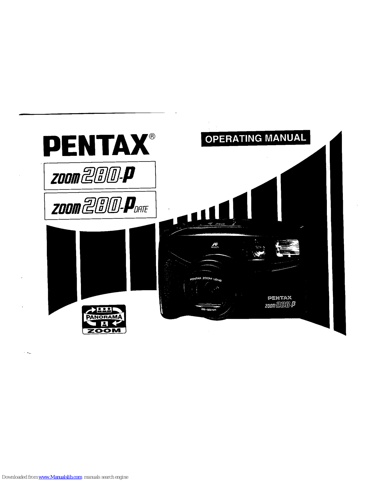 Pentax Zoom 280-P Date Operating Manual