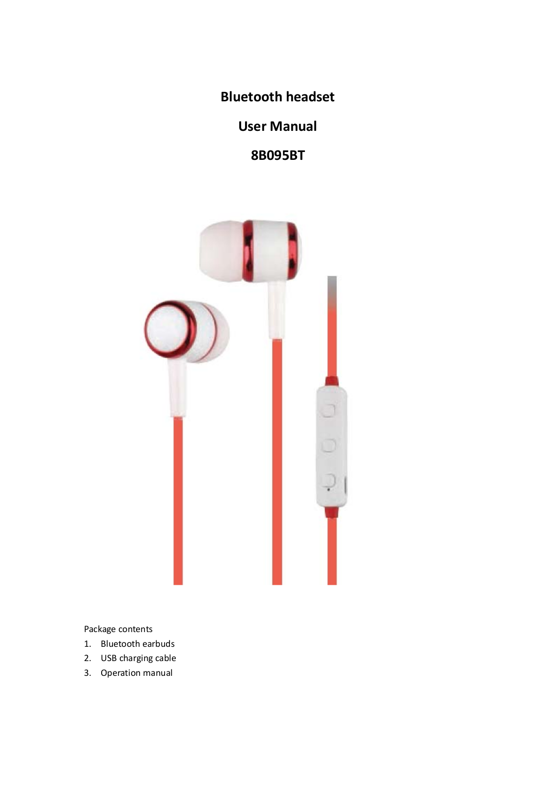 Eurosun 8B095BT User Manual