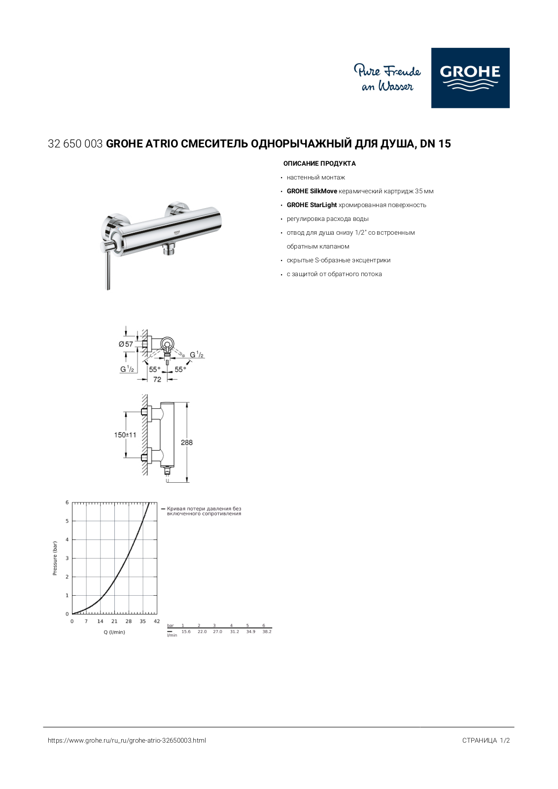 Grohe 32650003 User guide