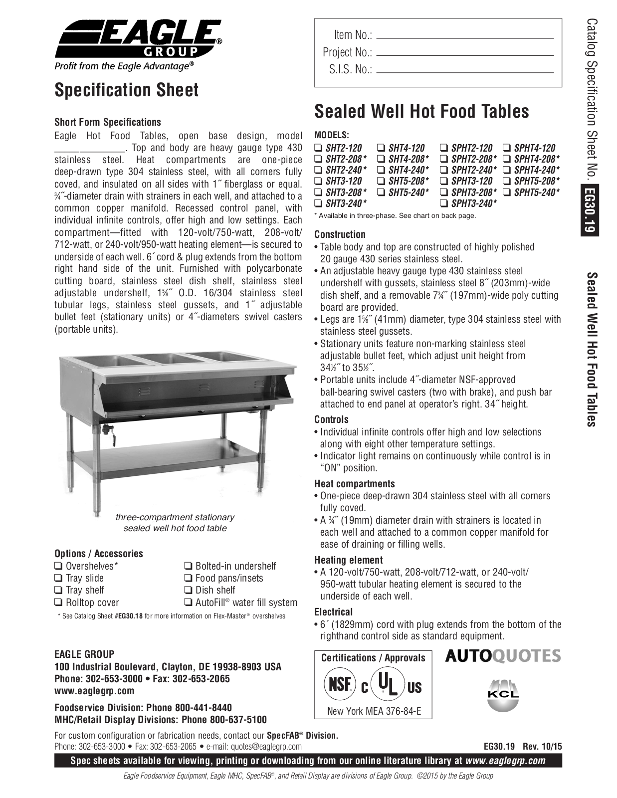 Eagle SHT2-208 User Manual