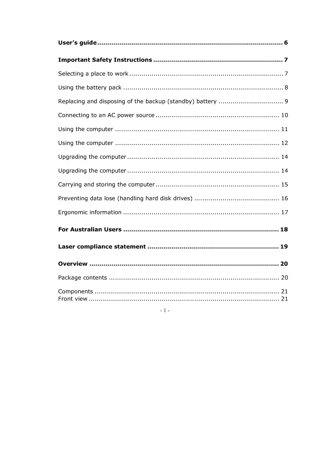 LG LU20-253Z, LU20-25SF1, LU20-26NZ, LU20-25SU1 User Manual