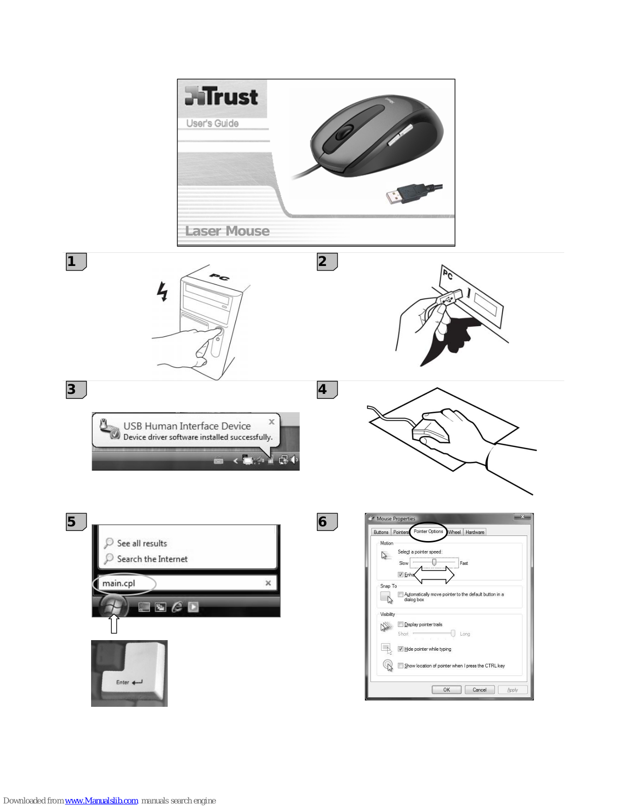 Trust Laser Mouse User Manual