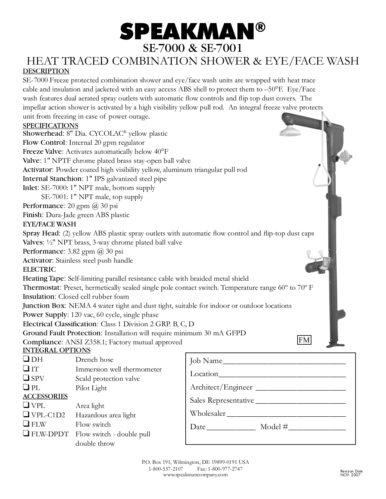 Speakman SPK1451 Specifications - ManualMachine.com