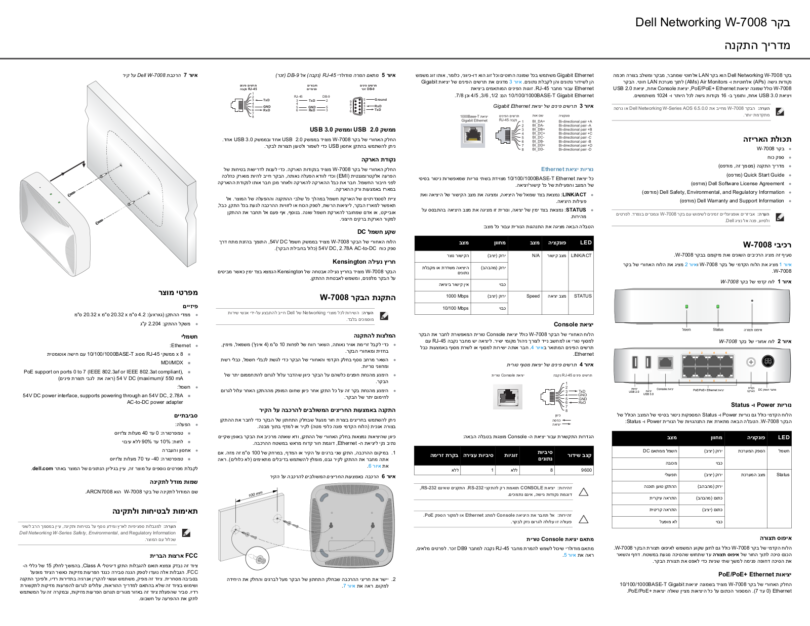 Dell W-7008 User Manual