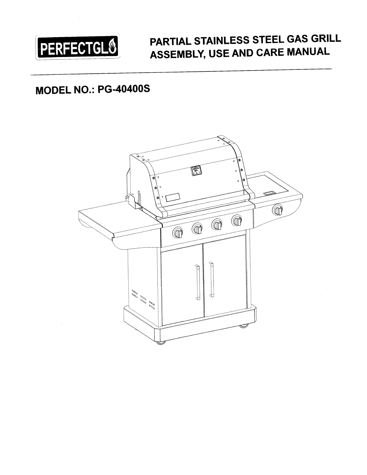 Perfectglo Pg-40400s Owner's Manual