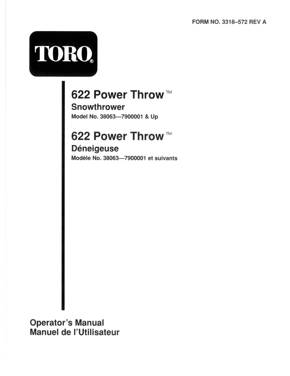 Toro 38063 Operator's Manual