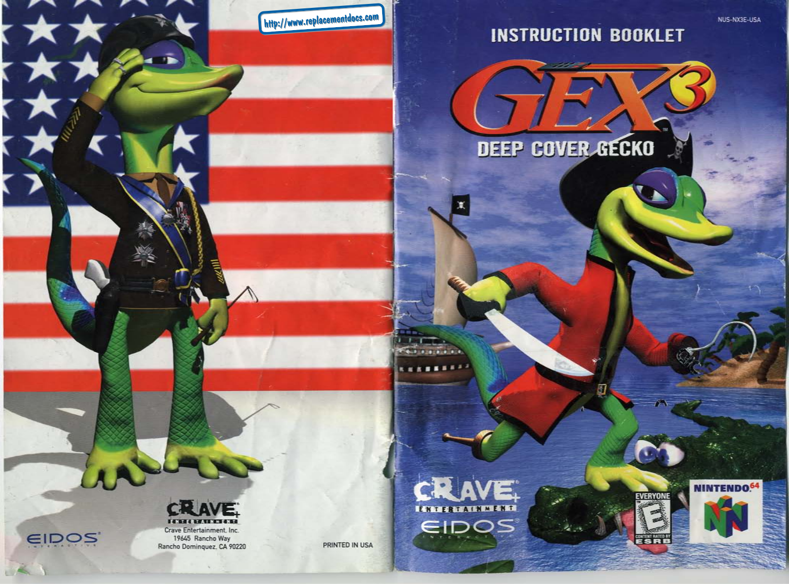 Nintendo N64 Gex 3 User Manual - ManualMachine.com