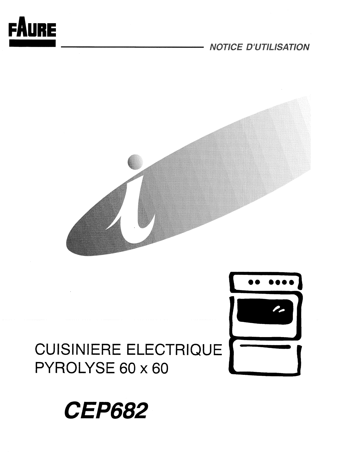 Faure CEP682W User Manual